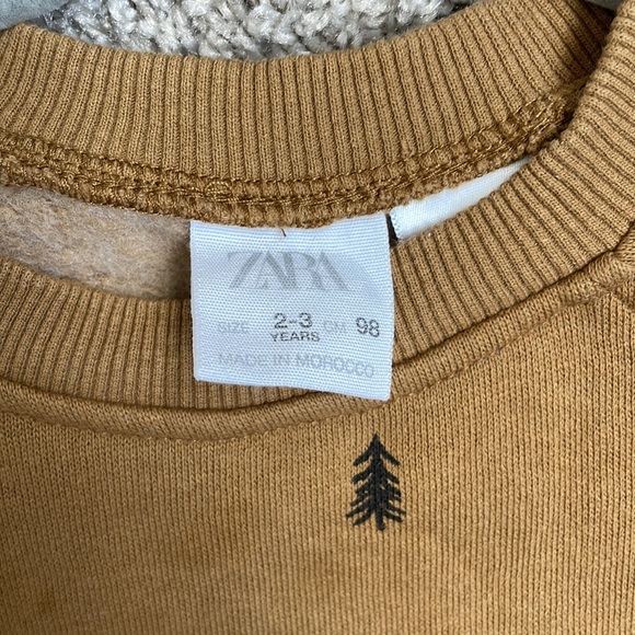 Zara Sweatshirt with Trees - Picture 8 of 10